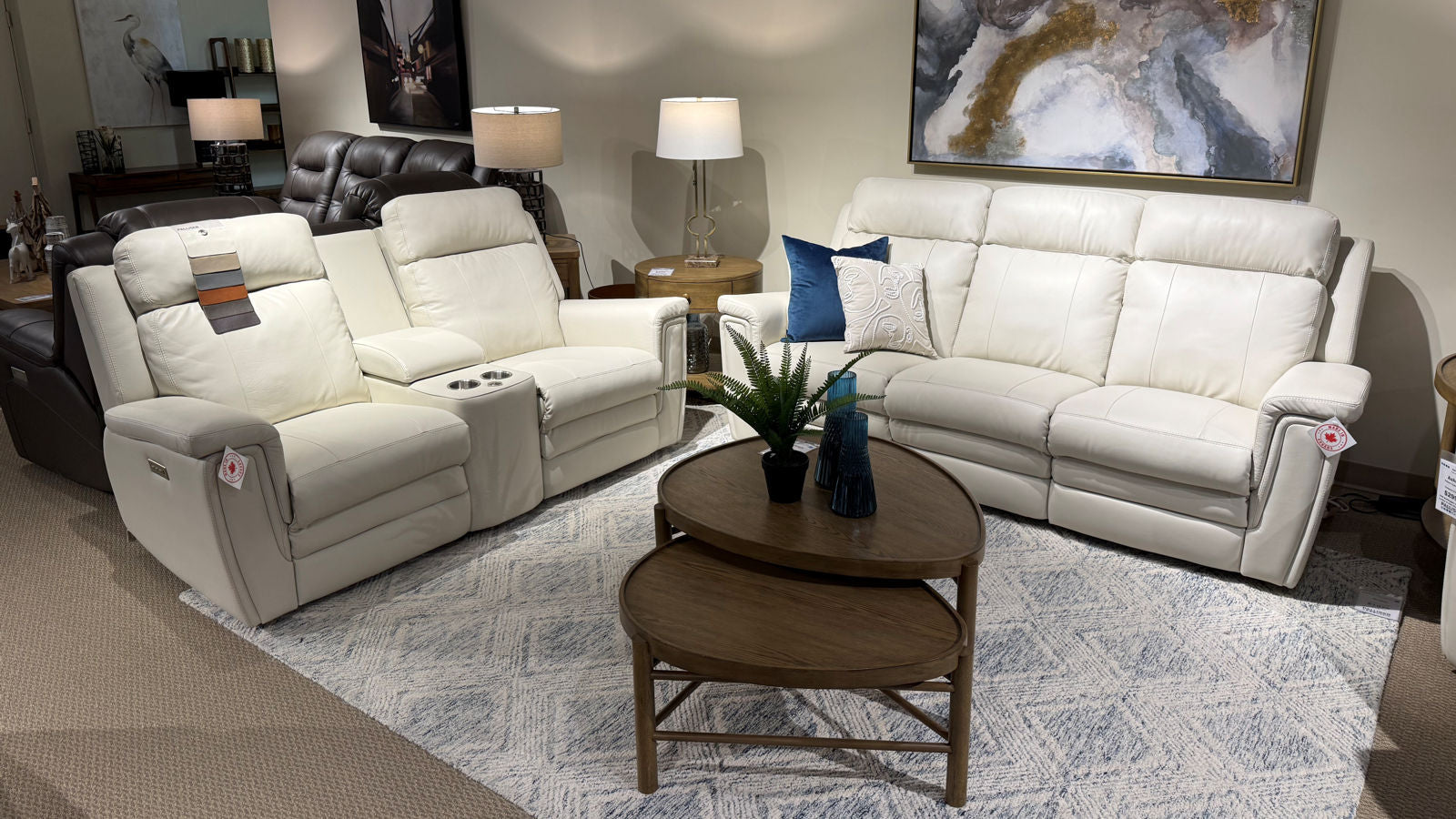 Asher Sofa and Loveseat by Palliser