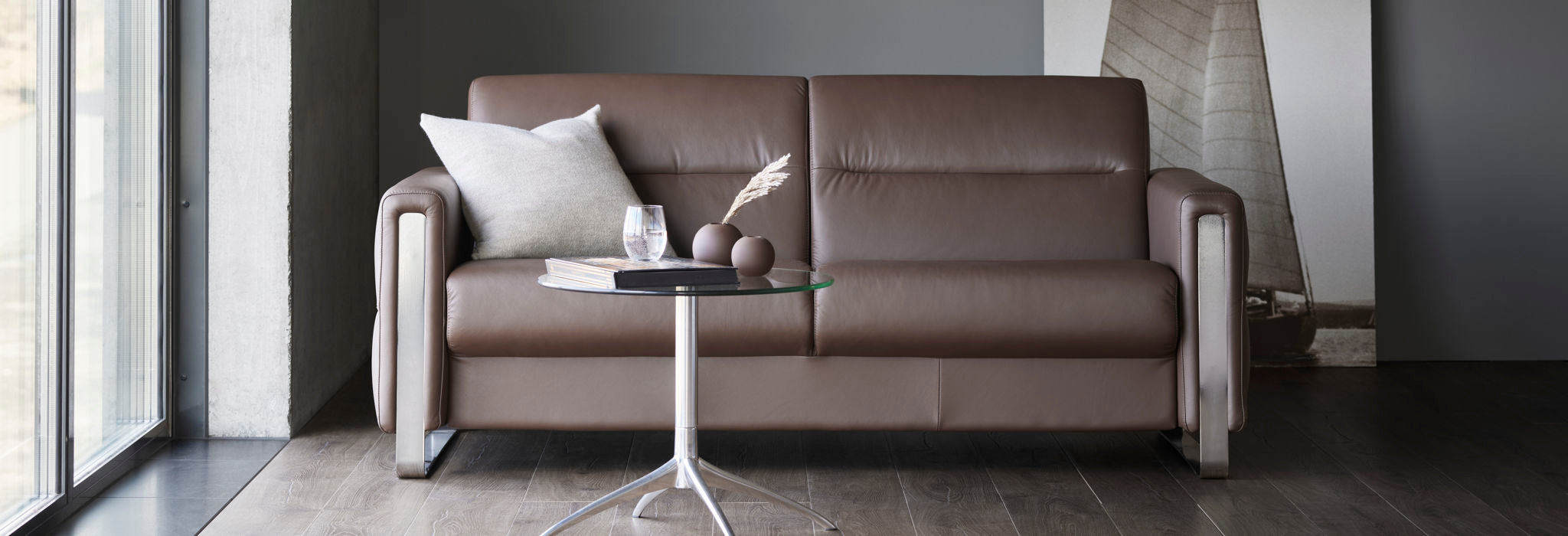Stressless Fiona sofa brown leather
