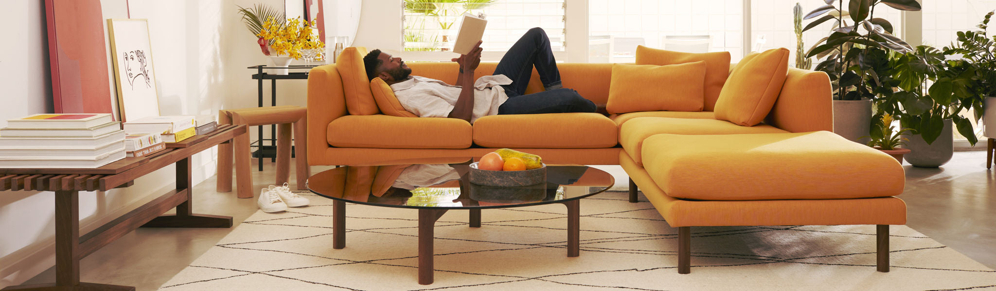 EQ3 Replay Fabric Sectional