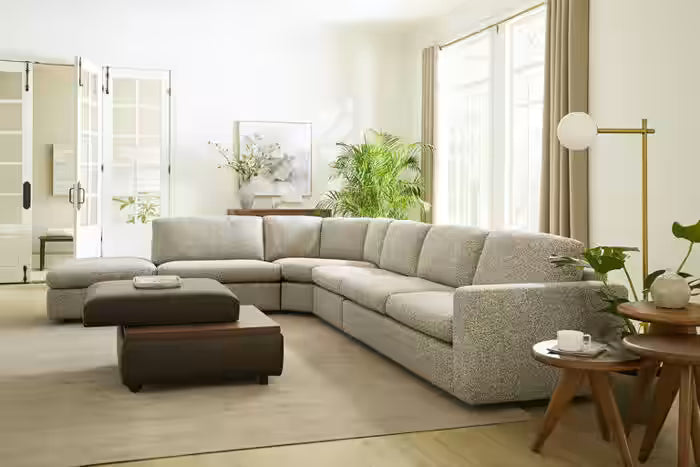 Palliser Harlo Power Reclining Sectional Fabric