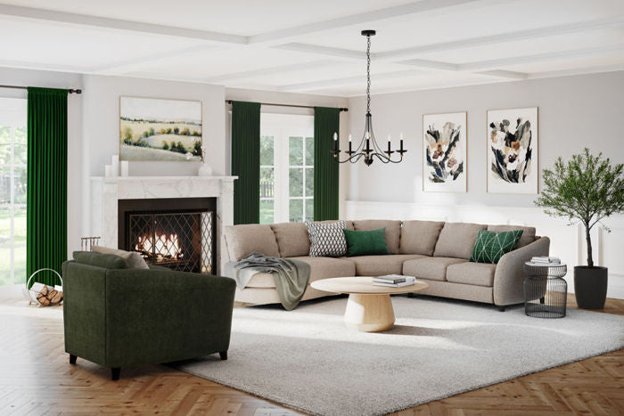 Palliser Alula Sectional and Chair Fabric